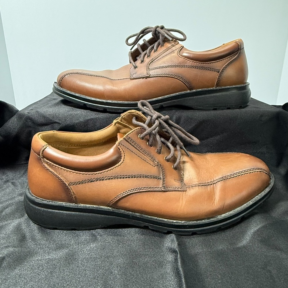 Dockers Dress Trustee 90-32775 Men's Tan Leather Dress Shoes Size 8.5M - Picture 4 of 10
